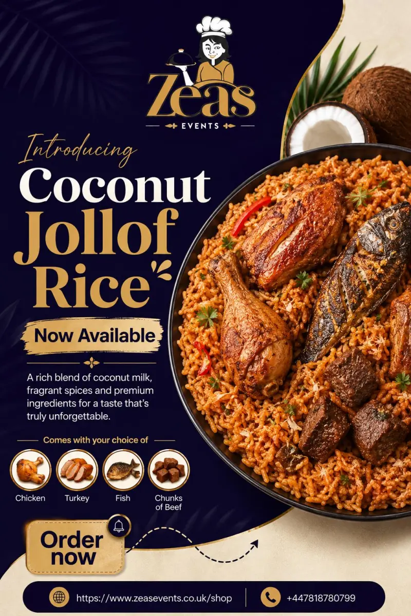 Coconut Jollof rice